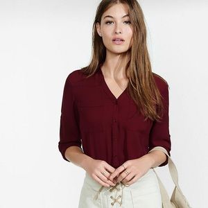 Express Slim Fit Portofino Shirt